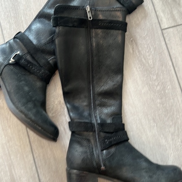 Ugg Australia Darcie black leather and suede riding boots size 5.5 - Picture 8 of 16